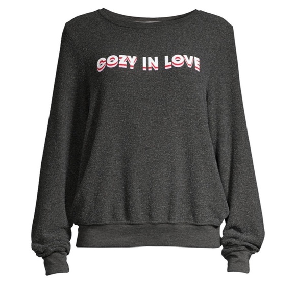 WILDFOX Cozy In Love BBJ Graphic Pullover - Picture 2 of 5